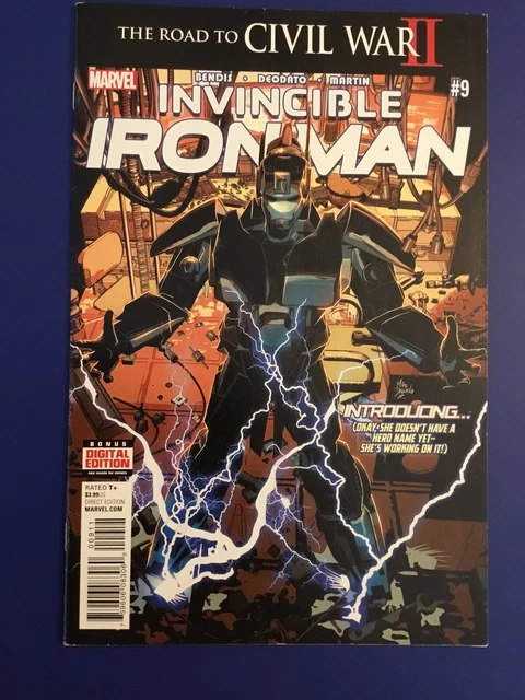 Invincible Iron Man #9 1st RiRi Williams May 2016 Marvel Comics MCU Ironheart