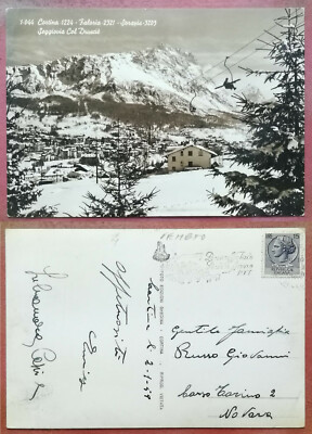 Seggiovia Col Drusciè 1959 Cortina Faloria Sorapis 