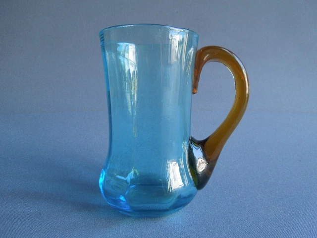 Pichet en verre soufflé Georges Sand - XIXème - Label Emmaüs