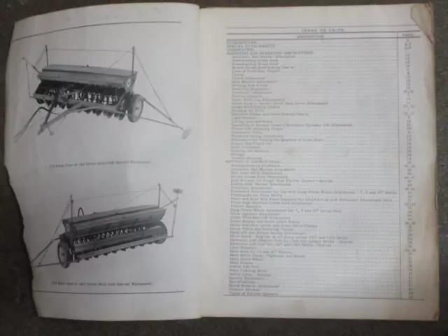 International Harvester 10 Grain Drill owners & maintenance manual