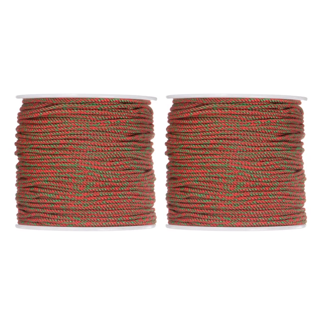 2Stk. Nylonschnur Perlenseil Chinesische Knotenschnur 1,2mmx40 Yards L