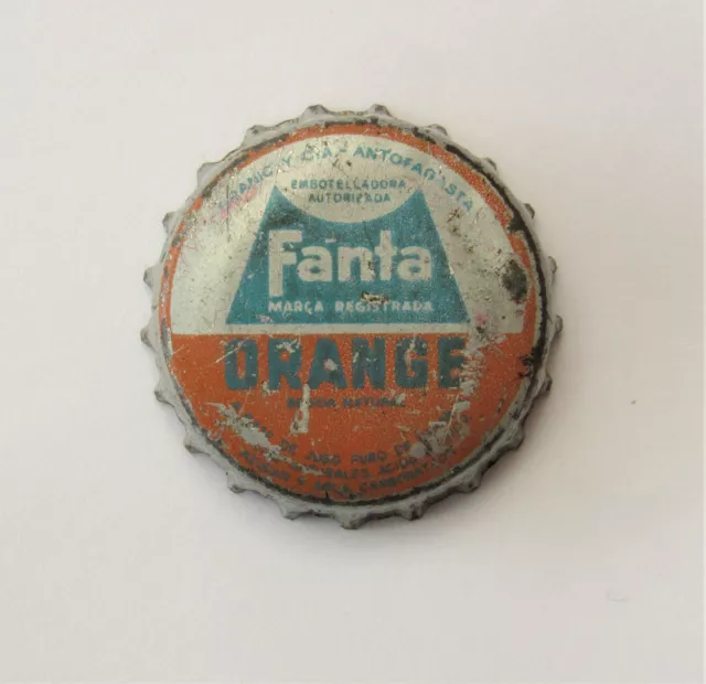 Chile Bottle Cap cork Fanta Orange 1960´s Antofagasta Factory