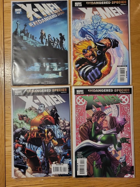 Marvel: X-Men Endangered Species #1, 201, 202, 204