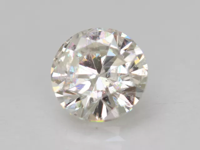 Certified 0.70 Carat G SI2 Round Brilliant Enhanced Natural Loose Diamond 5.66mm