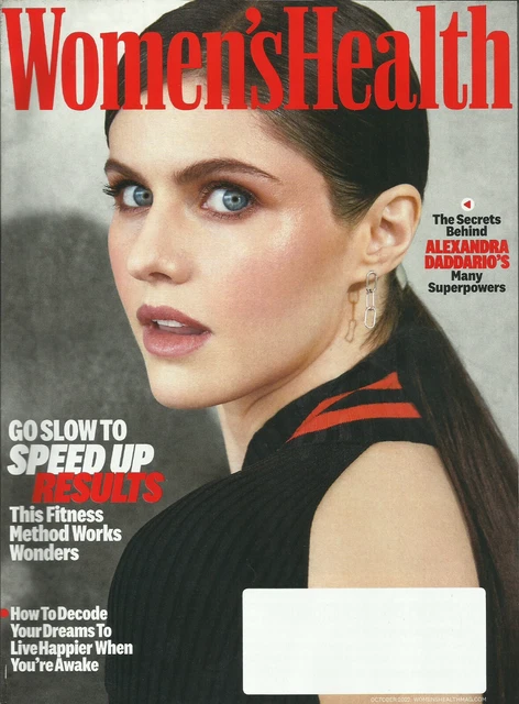 WOMEN'S HEALTH MAGAZINE October 2022 Alexandra Daddario Decode Your