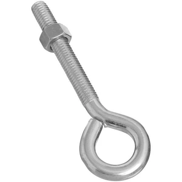 50 Pk Steel Zinc Plated 1/2" X 6" X 1" Dia Eye National Eye Bolt W/Nut N221317