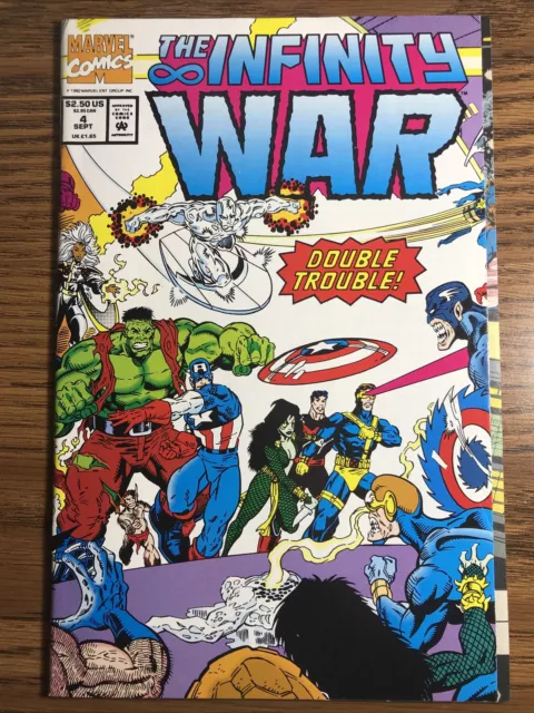 Infinity War 4 Direct Edition Captain America Gamora Hulk Marvel Comics 1992