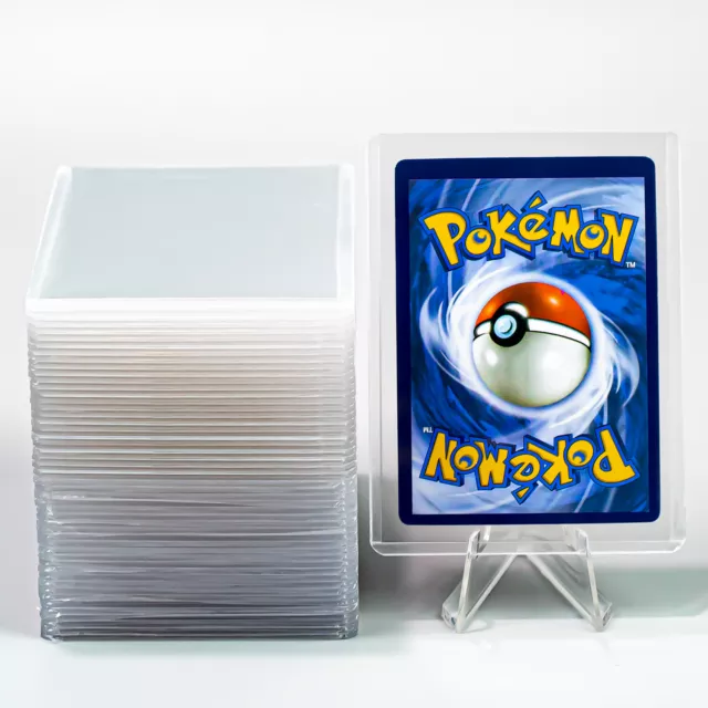 Top Loaders Clear Rigid Card Sleeves & Toploaders Pokemon Trading Cards (10-200)