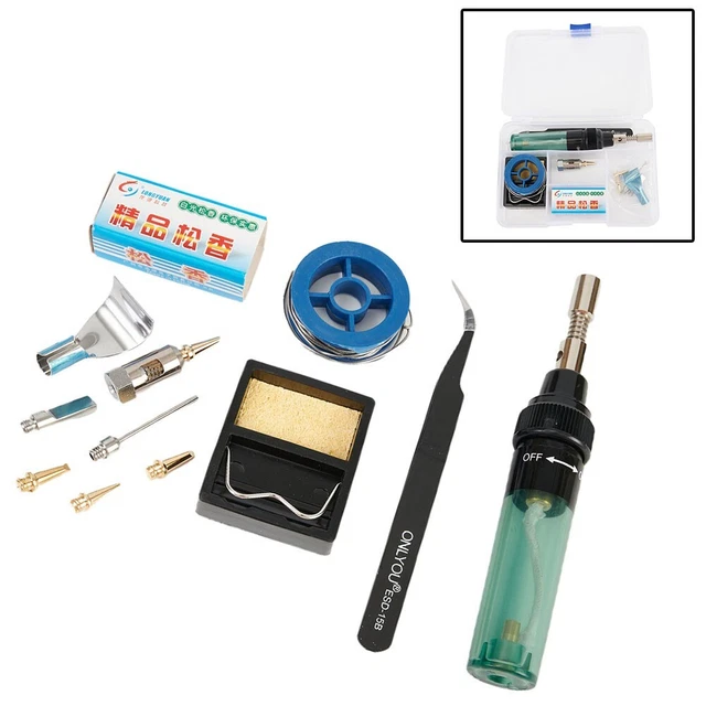 Saldatore a gas pistole per saldatura penna a mano strumento torcia elettrica saldatura 13 in 1