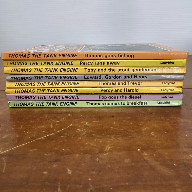 THOMAS THE TANK Engine And Friends Vintage Ladybird Book Set x 8 Series ...