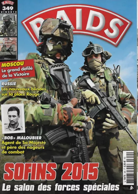 Raids N° 349 / Sofins 2015 Le Salon Des Forces Speciales - Russie Blindes