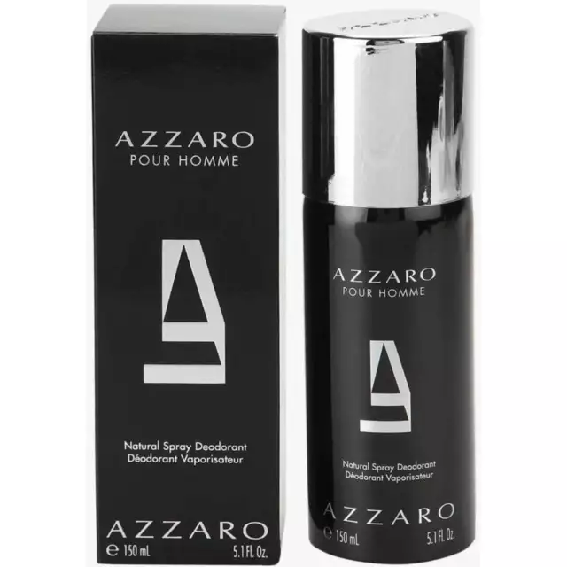 Azzaro Pour Homme 150Ml Deodorant Spray - New Boxed & Sealed - Free P&P - Uk