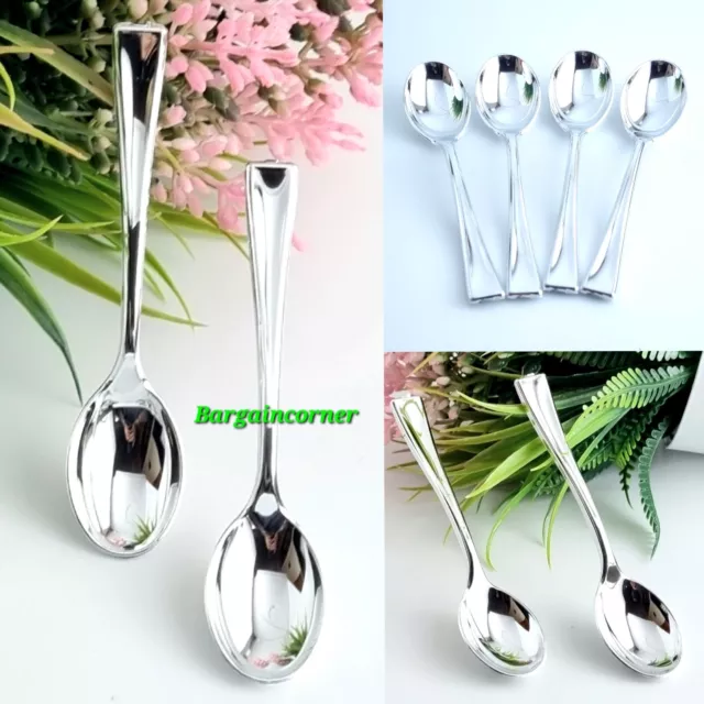 Tea Coffee Spoons Small Spoon Disposable Plastic Reusable Spoon Mini Spoons 10cm