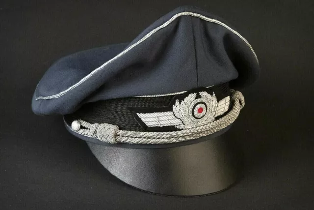 Schirmmütze Knautschmütze für Offiziere der Luftwaffe - Wehrmacht - WK 2