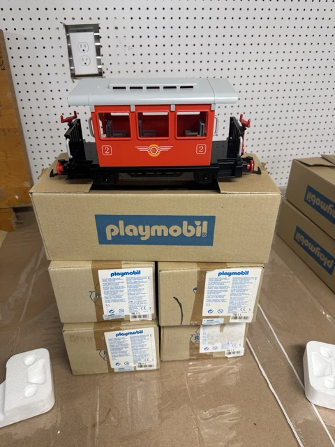 Playmobil boite vide du wagon de marchandises 4111