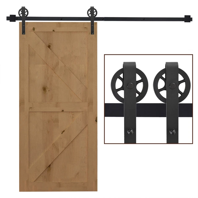 Sliding Barn Door Hardware - 6'6" J Strap - View #3