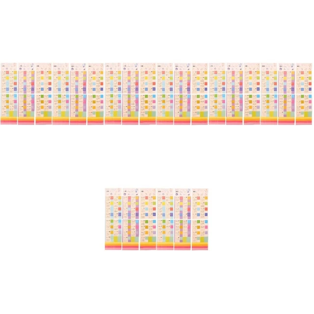 Autocollant d'angle photo 17 couleurs, 24 pièces/feuille/autocollants d'angle pour scrapbooking à faire soi-même/outil pour livre de souvenirs pour album photo - France