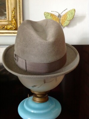 Gran Prix Paris Borsalino Cappello Borsalino Originale Usato Bombetta 1900 mod 