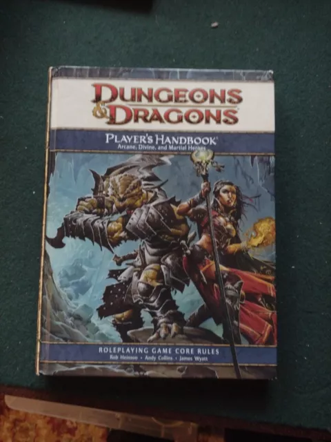 Dungeons & Dragons Players Handbook.  D&D  hardcover 2008