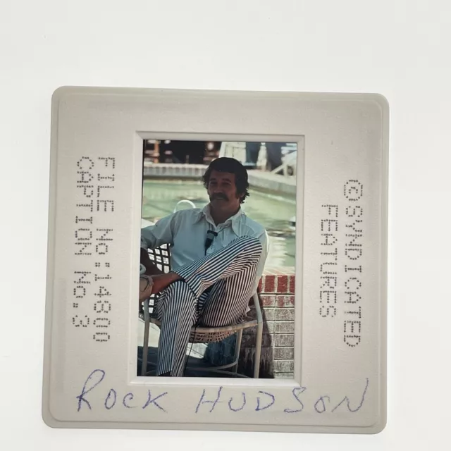Vintage 35mm Slide S4616 American Actor Rock Hudson SD02 Hollywood Film Star