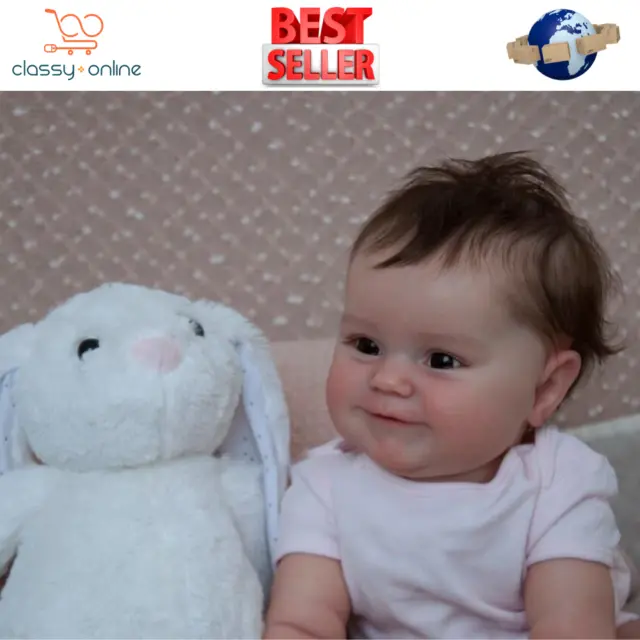 Nuove bambole sorridenti reborn realistiche 50 cm bambola realistica regalo neonato bambino