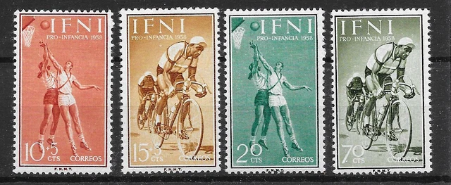e424   IFNI-Marokko/ Sport-Radfahren... MiNr 174/77 **