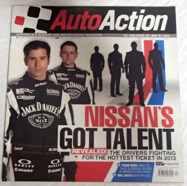 Auto Action Magazine 2012 #1488 Apr 25-May 01 Will Davison Nissan V8 Supercar