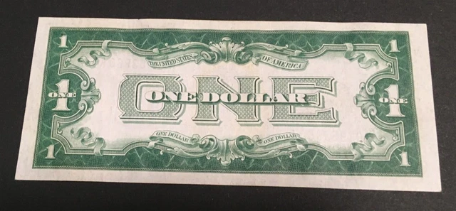 1928 $1 one Dollar  Fr. 1600 AA Block SILVER CERTIFICATE “FUNNYBACK” 2