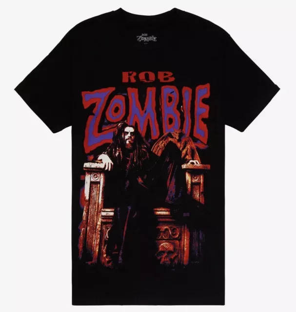 Rob Zombie Throne T-Shirt Mens MEDIUM