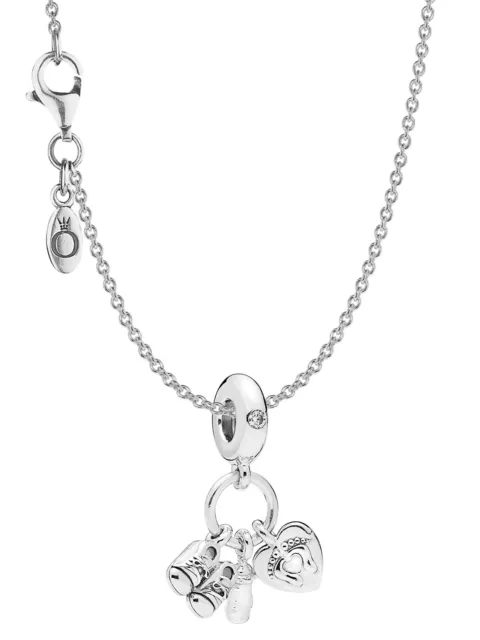 PANDORA Schmuck Damen-Kette My Little Baby 925 Silber Collier für Muttis 51635