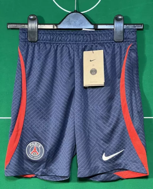 Paris Saint Germain Psg - Football  Shorts Blue  (M) 137 -147Cm - Bnwt