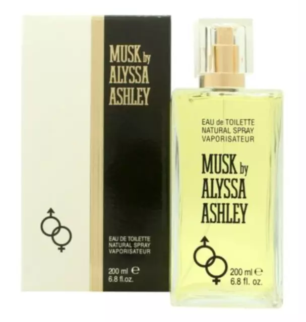 Alyssa Ashley Musk 200Ml Eau De Toilette Spray New & Sealed - Free Postage