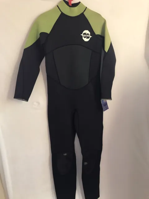 JUNIOR Full Body Wetsuit 3mm Kids Youth ISOSI Sz 14 105-120 Lbs Surfing Boogie