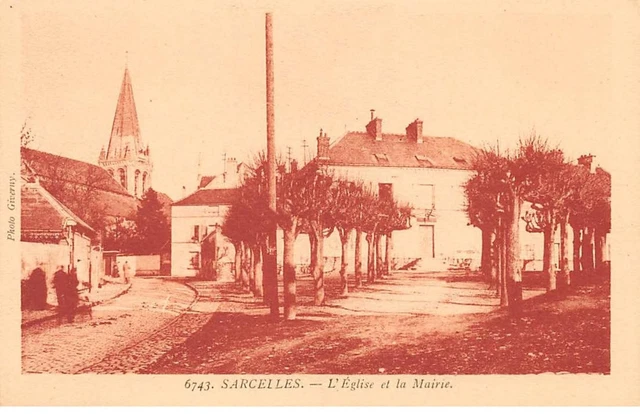 95 - SARCELLES - SAN30186 - L'Eglise et la Mairie