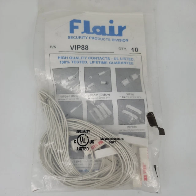 Service Warehouse Flair VIP88 Magnetic Door Switch (LOT OF 10)