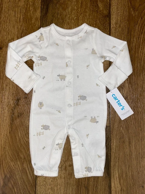New Carters Newborn Outfit Baby Boy Girl Gender Neutral Reborn Doll Retails $26