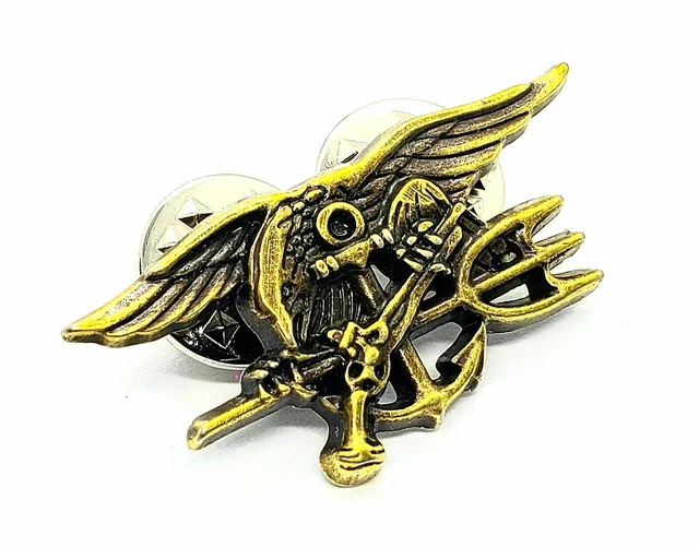 MINI 1 4 US Navy Special Operations Insigne Trident Pin USN SEAL Team mini-1-4-us-navy-special-operations-insigne-trident-pin-usn-seal-team