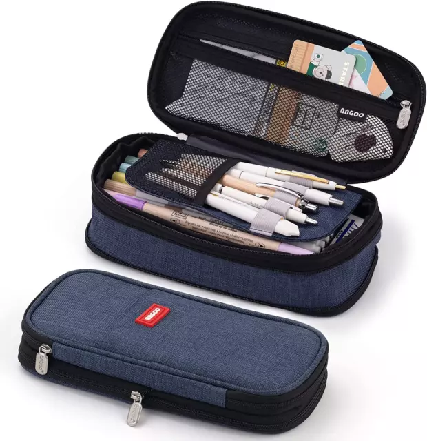 EASTHILL Big Capacity Pencil Case Large Pouch Stationery Pen Bag