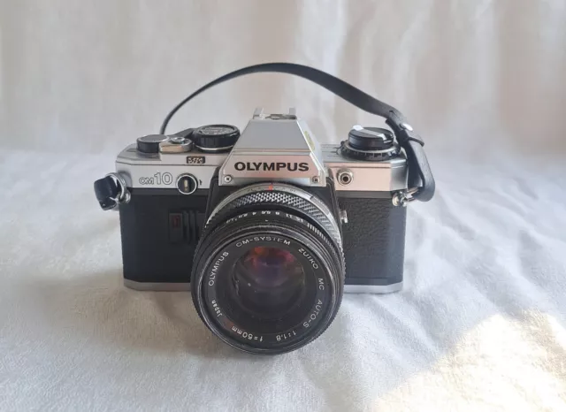 Olympus om1O 35mm SLR Film Camera UNTESTED / FOR PARTS