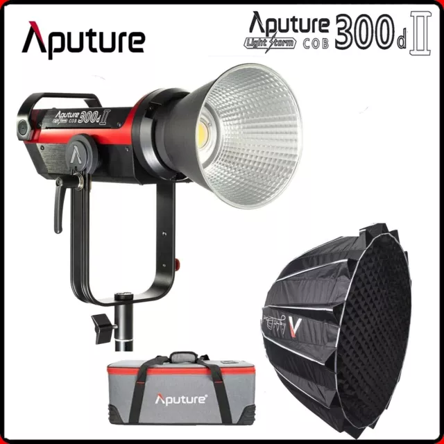 Aputure LS C300d 2 300d II V-Mount COB Daylight LED Video Light + Light Dome II