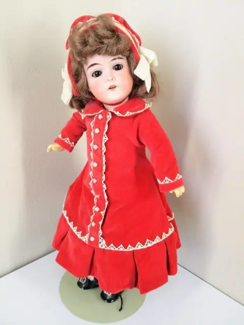 Antique Victorian 1910 Max Handwerck Karl Hartman ? #24 German Bisque Doll 15.5"