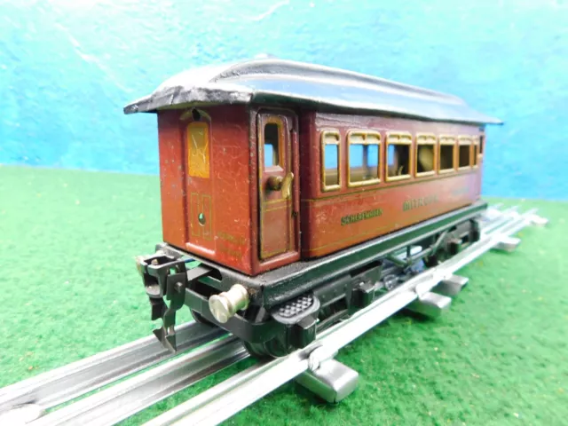 B12 Märklin Spur 0 antik 1888 SCH Personenwagen Mitropa Schlafwagen 21,5cm