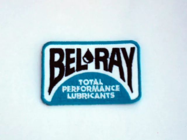 Belray Sew / Iron On Patch Motorsports Motor Racing Oils Fuels