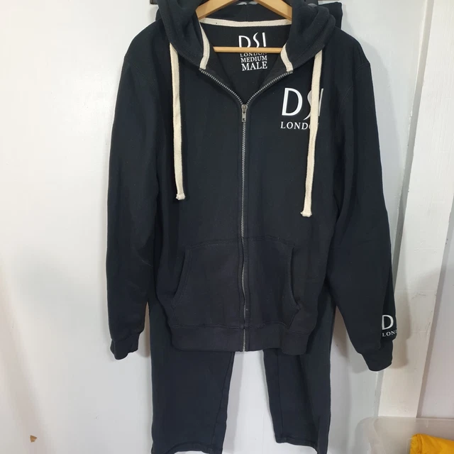 Tuta DSI London nera media, giacca e jogger