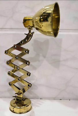 Vintage Modern Style Antique Wall Mount Swing Arm Brass Stretchable Lamp Fixture
