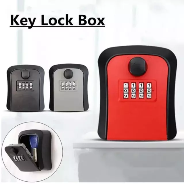Smart Code Password Key Lock Box Storage Key Wall Mounted Key Safe Box ` 2
