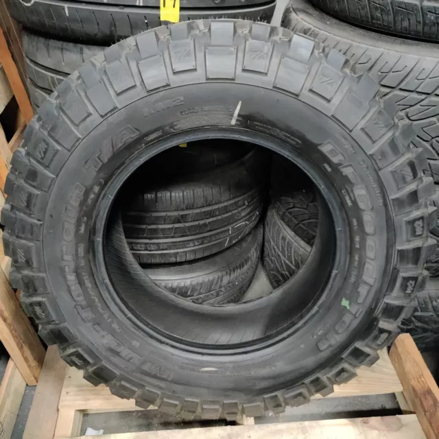 1x (ONE) SINGLE BF GOODRICH MUD TERRAIN T/A KM2 255-75-R17 LT 111/108Q TIRE BFG