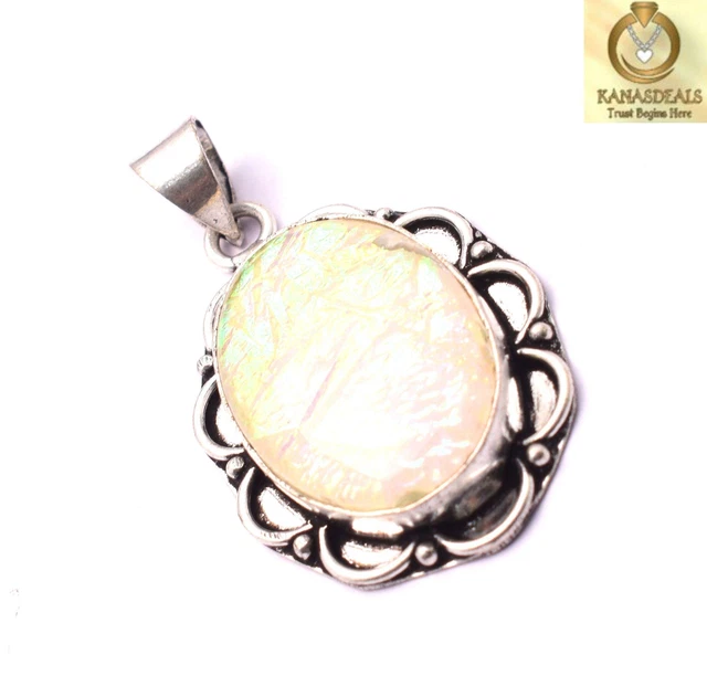Dichroic Glass Plated Pendant Jewellery 9 GM Value-Priced @1.99-71397