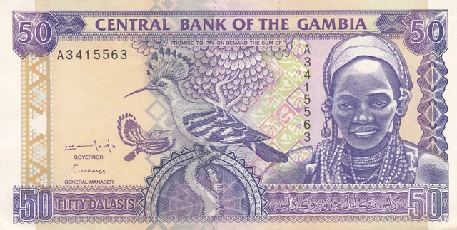 Gambia 50 Dalasis 1996 XF