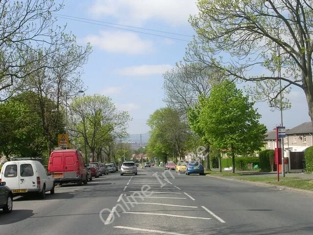 Photo 6x4 Swain House Road - viewed from Howarth Avenue Eccleshill  c2011